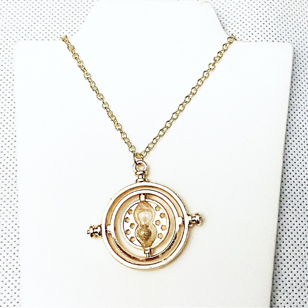 Necklace Harry Potter Gift Time Turner Hermione Hogwarts Wizard Witchy Jewelry